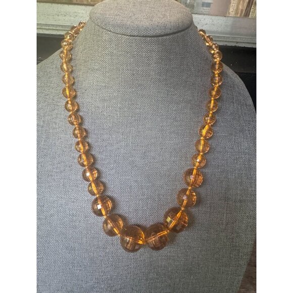 Kenneth Lane Jewelry - Vintage Kenneth Lane Lucite Graduated Bead Necklace